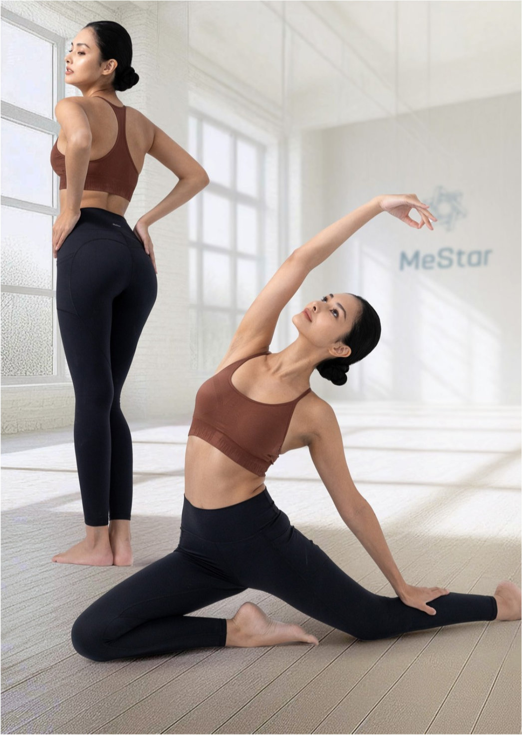 MeStar MIT 外出健身瑜珈美型褲 抗UV50+ 吸濕